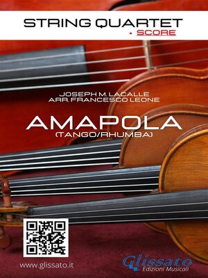 cover image of String Quartet--Amapola (score)